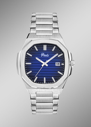 Quartz-Herrenuhr aus Edelstahl