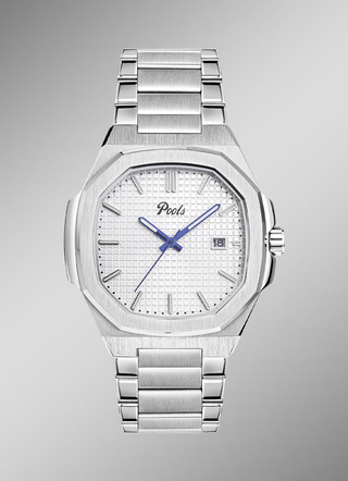 Quartz-Herrenuhr aus Edelstahl