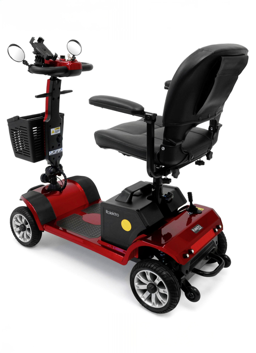 Elektromobile - 4-Rad-Roller von Rolektro, in Farbe ROT Ansicht 2