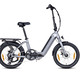 Elektromobilität - Falt-E-Bike Foldi Comfort von SAXXX , in Farbe GRAU-SILBER-MATT – Farbe GRAU-SILBER-MATT – Ansicht 1