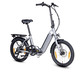 Elektromobilität - Falt-E-Bike Foldi Comfort von SAXXX , in Farbe GRAU-SILBER-MATT – Farbe GRAU-SILBER-MATT – Ansicht 3