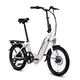 Elektromobilität - Falt-E-Bike Foldi Comfort von SAXXX , in Farbe GRAU-SILBER-MATT – Farbe CREME-WEISS-GLÄNZEND – Ansicht 1
