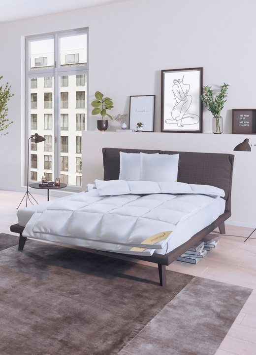 Bettwaren - Bettwarenprogramm in Premiumqualität von Spessarttraum, in Größe 103 (135/200 cm) bis 403 (4-teiliges Sparset, 2x 80/80 cm + 2x 135/200 cm), in Farbe WEISS, in Ausführung EXTRA LEICHT Ansicht 3