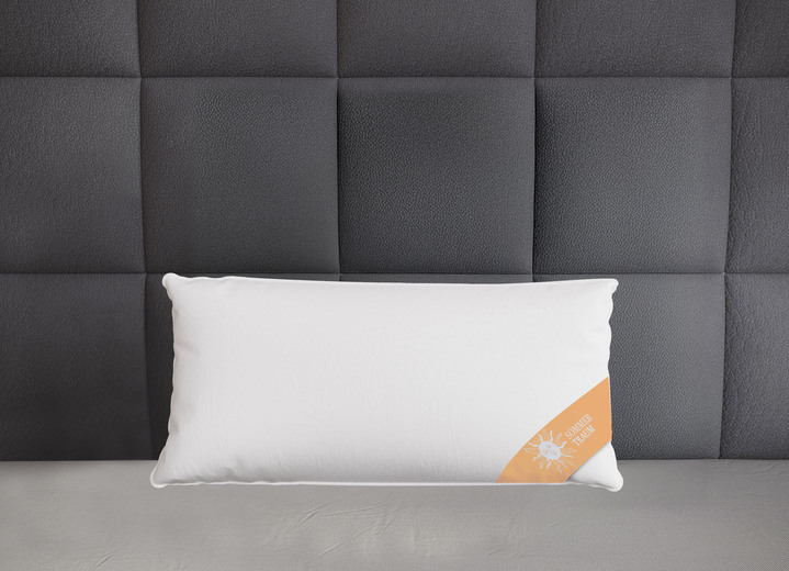 Bettwaren - Kissen Sommertraum aus dem Hause Spessarttraum, in Größe 120 (80/80 cm) bis 121 (40/80 cm), in Farbe WEISS Ansicht 1