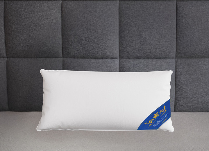 Bettwaren - Bettwarenprogramm Königlich Schlafen von Spessarttraum, in Größe 103 (Decke, 135/200 cm) bis 403 (4-teiliges Sparset mit 2 gratis Kuschelkissen), in Farbe WEISS, in Ausführung Kissen Ansicht 1
