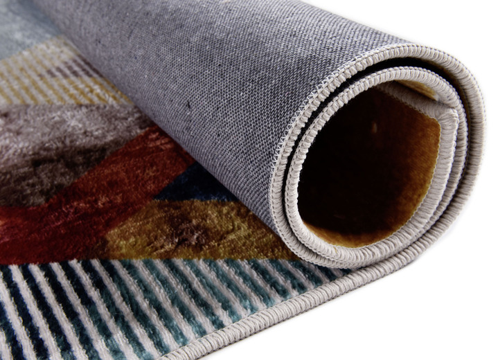 Modern - Luxuriöser Teppich aus der Gino Falcone Kollektion, in Größe 113 (Brücke, 70 x140 cm) bis 278 (Teppich, 190x290 cm), in Farbe MULTICOLOR Ansicht 6