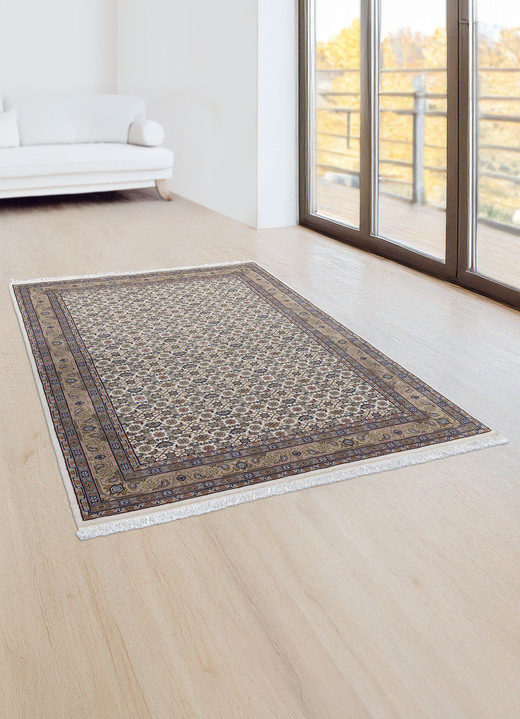 Klassisch - Orient- Brücken und -Teppiche , in Größe 101 (Brücke, 40x60 cm) bis 290 (Teppich, 250x300 cm), in Farbe CREME-BRAUN Ansicht 1