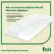 Matratzen & Topper - 7-Zonen-Kaltschaumkern-Matratze „fan Medisan Plus KS“, in Größe 130 (80/200 cm) bis 138 (180/200 cm), in Farbe  – Ansicht 3