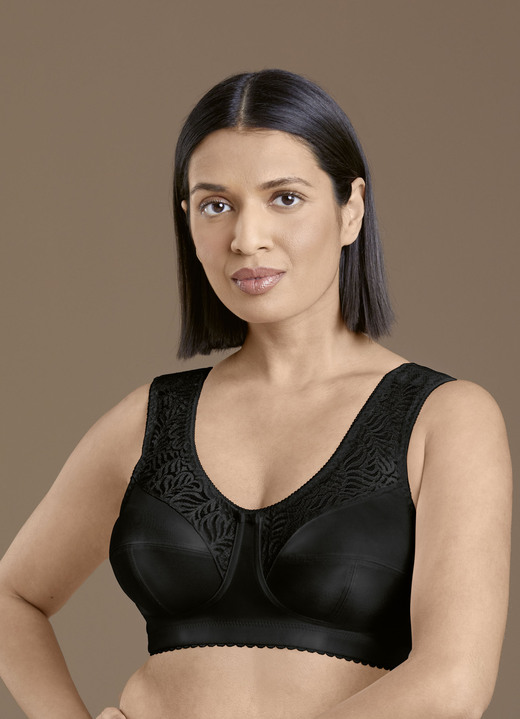 Soft-BH - Anita Entlastungs-BH mit Spitzeneinsätzen Ansicht 8 Soft-BH - Anita Entlastungs-BH mit Spitzeneinsätzen, in Größe 080 bis 115, in Cup E, in Farbe WEISS Ansicht 8