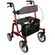 Rollatoren & Rollstühle - Alu-Rollator, in Farbe ROT