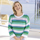 laurakent - Pullover, in Größe L(44/46) bis XS(32/34), in Farbe WEISS-GRÜN-MULTICOLOR – Farbe WEISS-GRÜN-MULTICOLOR – Ansicht 1