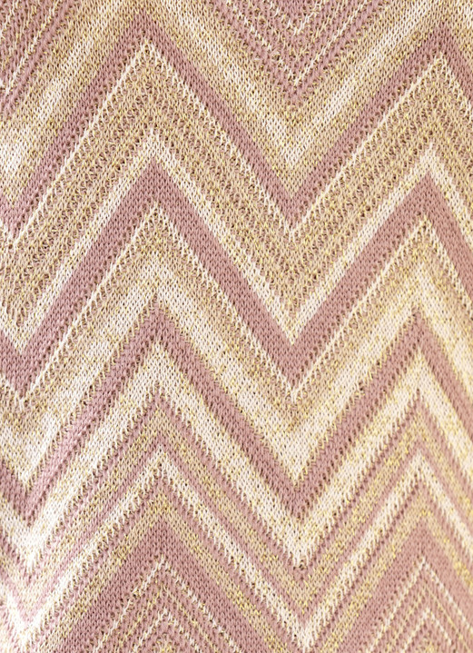 laurakent - Pullover mit edlen Glitzereffekten, in Größe 036 bis 052, in Farbe ROSÉ-BEIGE-ECRU Ansicht 2