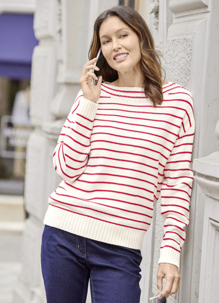 Pullover in Ringeldessin