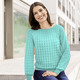Basics - Pullover mit Raglanärmeln in leichter Ballonform, in Größe 036 bis 052, in Farbe ROT – Farbe JADEGRÜN – Ansicht 2