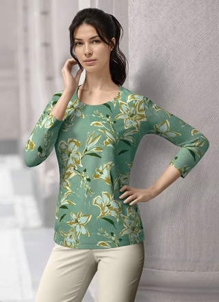 Pullover in Feinstrick