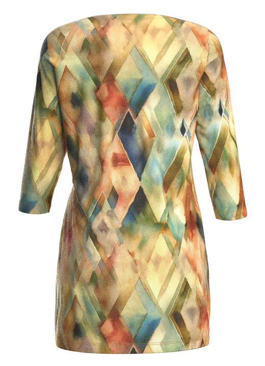 Klaus Modelle - Strick-Tunika in Feinstrick, in Größe 036 bis 052, in Farbe TERRA-MINT-MULTICOLOR Ansicht 3