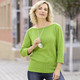 Basics - Pullover mit nachhaltig recycelter Baumwolle, in Größe 036 bis 052, in Farbe BLEU