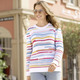 Pullover - Pullover in Strick- und Mustermix, in Größe 036 bis 052, in Farbe WEISS-MULTICOLOR – Farbe WEISS-MULTICOLOR – Ansicht 2