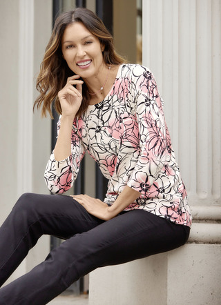 Pullover in Feinstrick