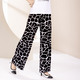 Hosen in Schlupfform - Hose mit ausdrucksstarker Dessinierung, in Größe 018 bis 054, in Farbe SCHWARZ-WEISS – Farbe SCHWARZ-WEISS – Ansicht 1
