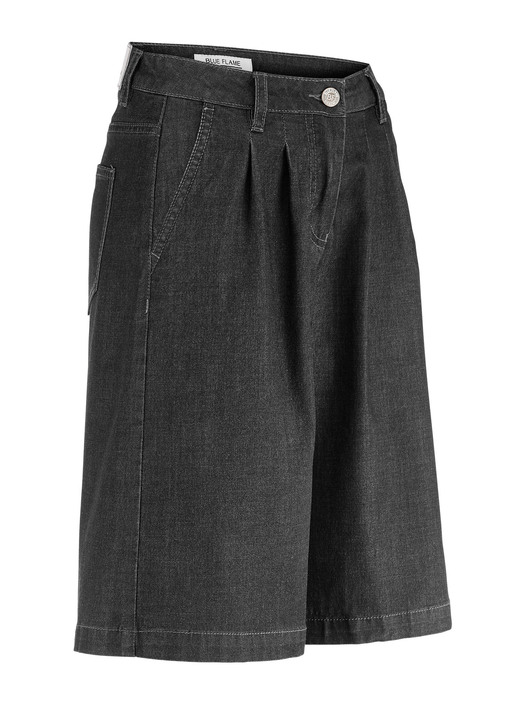 Hosen mit Knopf- und Reißverschluss - Attraktive Bermudas, in Größe 034 bis 052, in Farbe DUNKELBLAU Ansicht 4