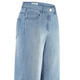 Hosen mit Knopf- und Reißverschluss - Jeans-Bermudas in 5-Pocket-Form, in Größe 036 bis 052, in Farbe HELLBLAU – Farbe HELLBLAU – Ansicht 1