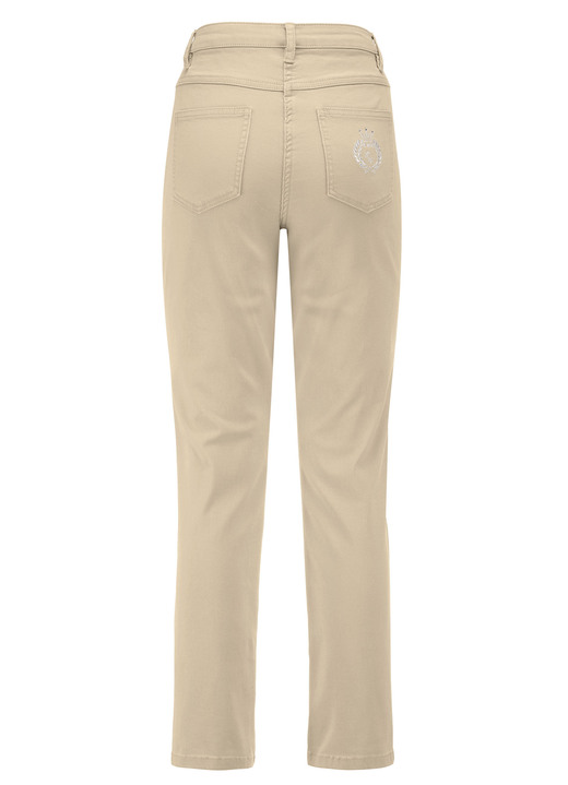 Hosen mit Knopf- und Reißverschluss - Edeljeans mit Stickerei in 7/8-Länge, in Größe 017 bis 052, in Farbe JEANSBLAU Ansicht 14