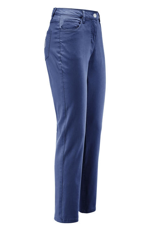 Hosen mit Knopf- und Reißverschluss - Edeljeans mit Stickerei in 7/8-Länge, in Größe 017 bis 052, in Farbe ROSA Ansicht 16