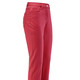 Hosen mit Knopf- und Reißverschluss - Edeljeans mit Stickerei in 7/8-Länge, in Größe 017 bis 052, in Farbe ROSA – Farbe ROT – Ansicht 1