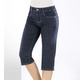 Hosen mit Knopf- und Reißverschluss - Capri-Jeans, in Größe 034 bis 052, in Farbe DUNKELBLAU – Farbe DUNKELBLAU – Ansicht 3