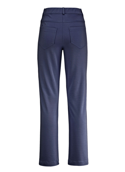 Hosen mit Knopf- und Reißverschluss - Hose in attraktiver Beinweite, in Größe 018 bis 052, in Farbe HELLBLAU Ansicht 5