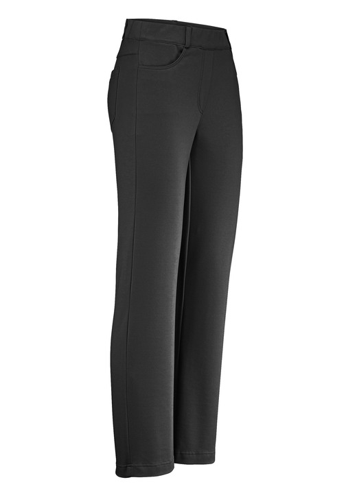 Hosen mit Knopf- und Reißverschluss - Hose in attraktiver Beinweite, in Größe 018 bis 052, in Farbe HELLBLAU Ansicht 10