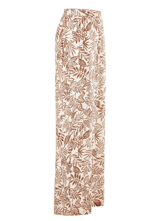 Hosen in Schlupfform - Hose in modischer Weite, in Größe 018 bis 052, in Farbe ECRU-BLAU Ansicht 4