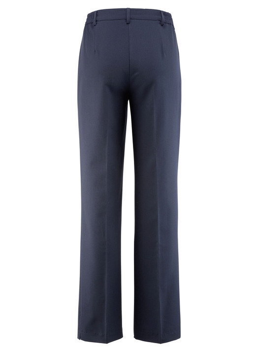 Hosen mit Knopf- und Reißverschluss - Hose mit Reißverschlüssen an den Seitentaschen, in Größe 018 bis 052, in Farbe MARINE Ansicht 2