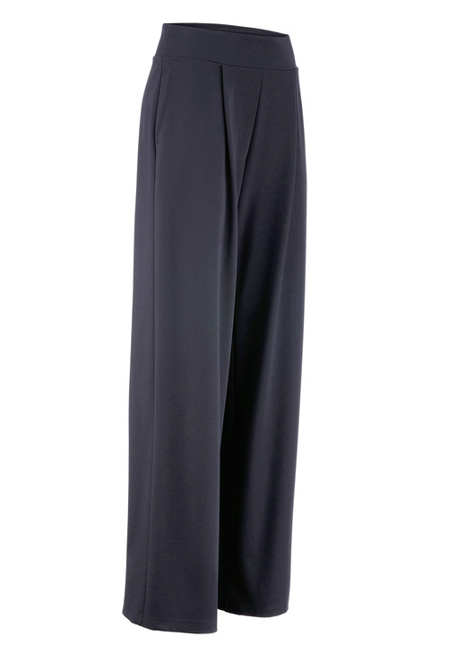 Hosen in Schlupfform - Hose mit weitem Beinverlauf, in Größe 018 bis 052, in Farbe MARINE Ansicht 1