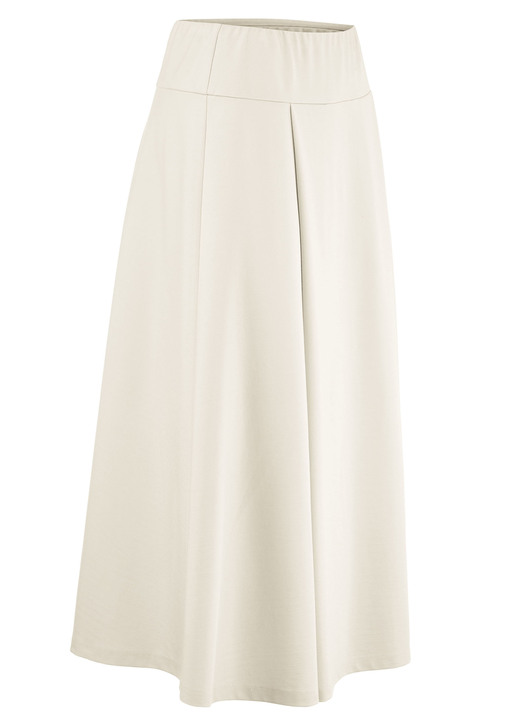 Uni - Rock mit gelegten Falten, in Größe 018 bis 054, in Farbe MARINE Ansicht 5