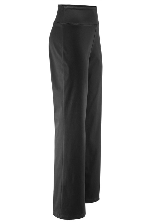 Hosen in Schlupfform - Soft-Stretch-Hose in modischer Weite, in Größe 017 bis 052, in Farbe MARINE Ansicht 4