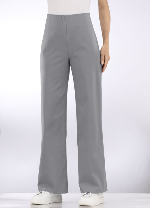 Hosen in Schlupfform - Soft-Stretch-Hose in modischer Weite, in Größe 017 bis 050, in Farbe AZURBLAU Ansicht 9