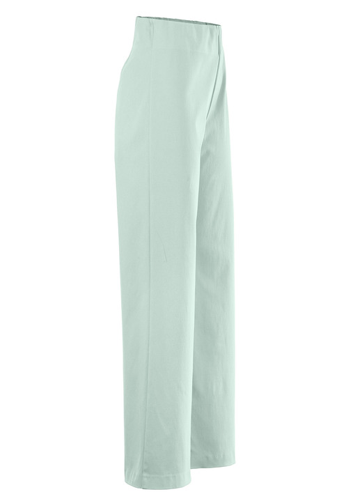 Hosen in Schlupfform - Soft-Stretch-Hose in modischer Weite, in Größe 017 bis 050, in Farbe AZURBLAU Ansicht 4
