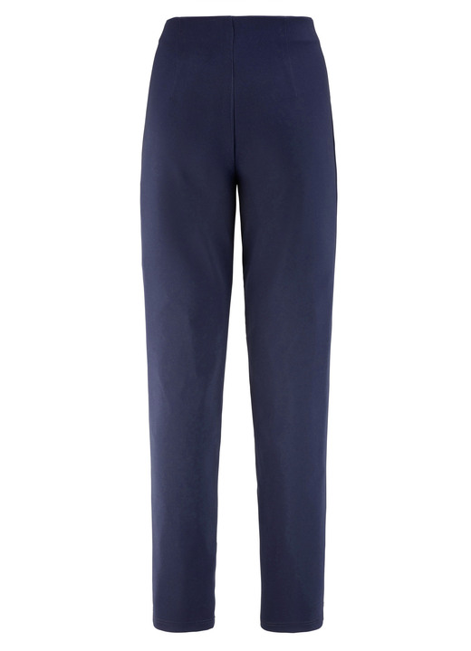 Hosen in Schlupfform - Hose mit Reißverschlüssen an den Taschen, in Größe 018 bis 052, in Farbe MARINE Ansicht 2