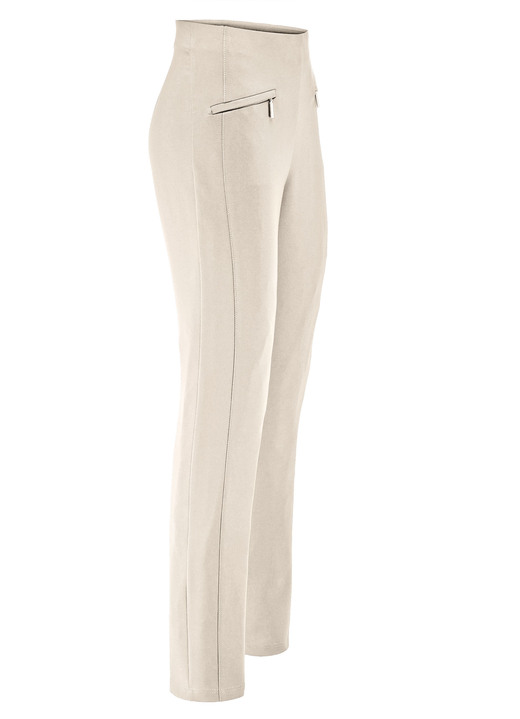 Hosen in Schlupfform - Hose mit Reißverschlüssen an den Taschen, in Größe 018 bis 052, in Farbe MARINE Ansicht 4