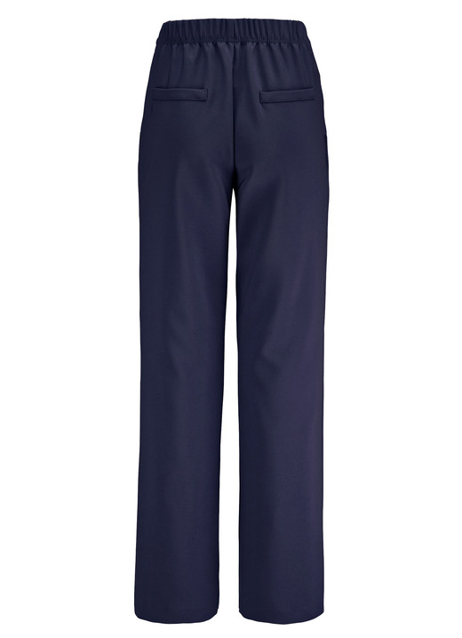 Hosen in Schlupfform - Hose mit Bundfalten in modischer Weite, in Größe 018 bis 052, in Farbe MARINE Ansicht 2