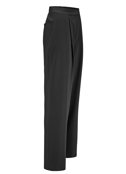 Hosen in Schlupfform - Hose mit Bundfalten in modischer Weite, in Größe 018 bis 052, in Farbe HELLGRÜN Ansicht 10