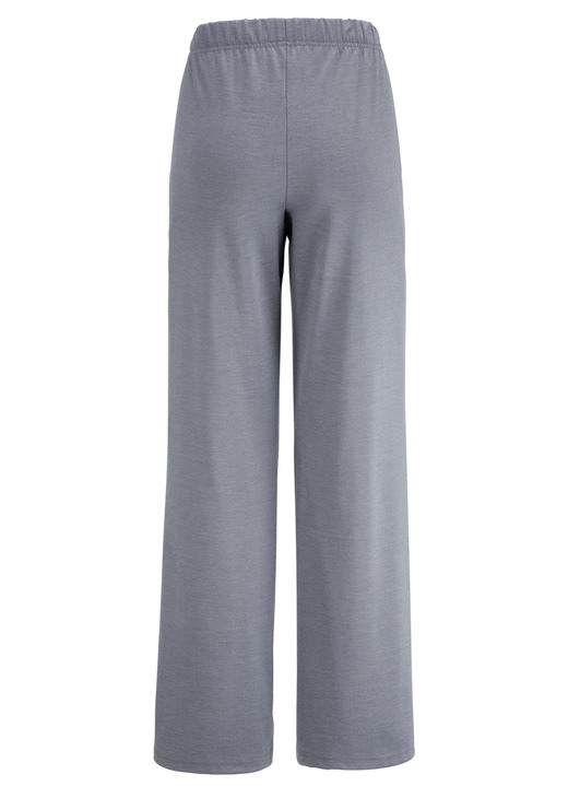 Hosen in Schlupfform - Hose in  modischer Weite , in Größe 018 bis 052, in Farbe MARINE MELIERT Ansicht 5