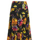 Gemustert - Rock mit farbbrillantem Druck, in Größe 018 bis 054, in Farbe SCHWARZ-BUNT – Farbe SCHWARZ-BUNT – Ansicht 3