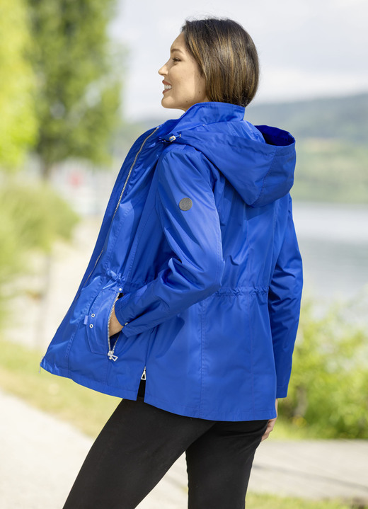 Kurz - Funktionsjacke mit abnehmbarer Kapuze, in Größe 036 bis 054, in Farbe ROYALBLAU Ansicht 3