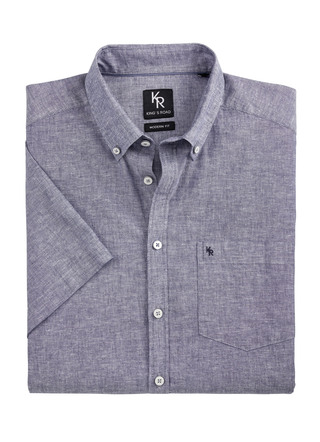 "King's Road"-Hemd mit Button-Down-Kragen in 4 Farben