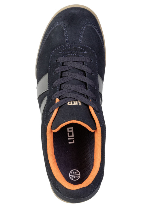 Slipper & Schnürschuhe - Sportliche Herren-Sneaker, mit herausnehmbarem Fußbett, in Größe 040 bis 045, in Farbe MARINE-GRAU Ansicht 2