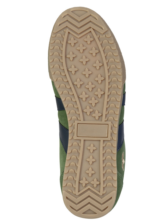 Slipper & Schnürschuhe - Sportliche Herren-Sneaker, mit herausnehmbarem Fußbett, in Größe 040 bis 045, in Farbe GRÜN-MARINE Ansicht 3