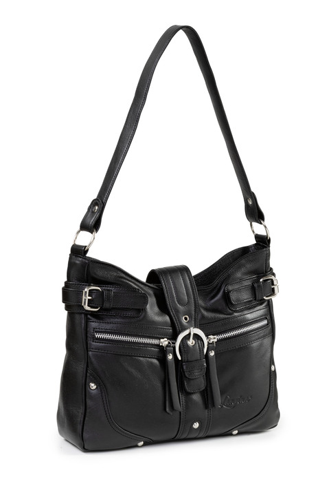 Taschen - Laurina, Tasche, Damen, aus Leder, in Farbe RUBINROT Ansicht 4